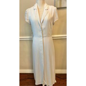 Aritzia Wilfred Shirt Dress Frozen Grey Size Medium NWT